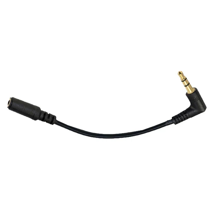 Lot de 5 câbles adaptateurs audio coudés de 13 cm, prise jack 3,5 mm mâle vers femelle, pour microphone et caméra PC.