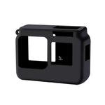 Étui de protection en silicone antichoc avec cache-objectif pour Insta360 One R 4K avec cadre, étui 4K + cache-objectif