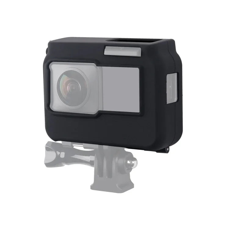 Étui de protection panoramique en silicone antichoc avec cadre pour caméra panoramique Insta360 One R.