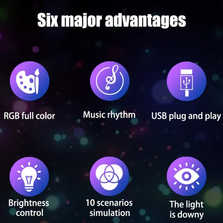 Lampe de bureau LUXCEO Mood2 RGB avec télécommande et éclairage d'ambiance