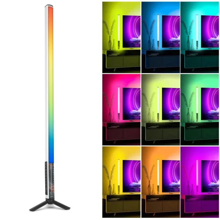 Bâton lumineux LED portable LUXCeO Mood1 85 cm RGB à ambiance colorée et rythmique, pour photos et vidéos, sans trépied, 85 cm
