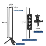 Lampe LED USB LUXCeO WS66 pour visioconférences en direct, 2500K-9000K, bicolore, pour ordinateur portable et conférences, WS66