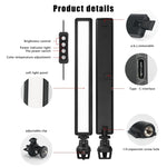 Lampe LED USB LUXCeO WS66 pour visioconférences en direct, 2500K-9000K, bicolore, pour ordinateur portable et conférences, WS66