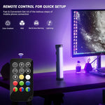 LUXCeO P100 Bâton lumineux RGB pour photos et vidéos, lampe d'appoint portable avec télécommande, P100