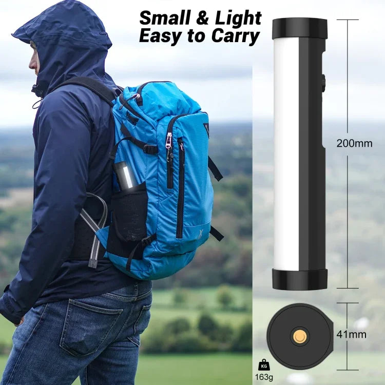 LUXCeO P100 Bâton lumineux RGB pour photos et vidéos, éclairage d'appoint portatif avec télécommande et boîte à lumière à grille, P100 + boîte à lumière à grille