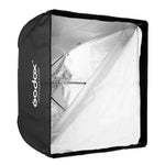 Boîte à lumière rectangulaire Godox 60 x 60 cm, diffuseur à monture Bowens pour flash cobra.