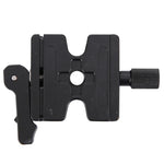 Plaque de serrage à dégagement rapide Fittest FC-50LS en alliage d'aluminium avec bouton et levier réglables, FC-50LS