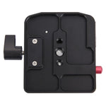 Adaptateur de pince en alliage d'aluminium à dégagement rapide Fittest FC-501 avec plaque coulissante à dégagement rapide pour trépied Manfrotto 577 (pièce de rechange), FC-501