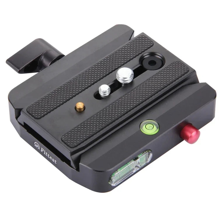 Adaptateur de pince en alliage d'aluminium à dégagement rapide Fittest FC-501 avec plaque coulissante à dégagement rapide pour trépied Manfrotto 577 (pièce de rechange), FC-501