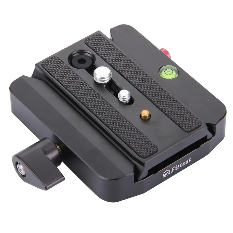 Adaptateur de pince en alliage d'aluminium à dégagement rapide Fittest FC-501 avec plaque coulissante à dégagement rapide pour trépied Manfrotto 577 (pièce de rechange), FC-501