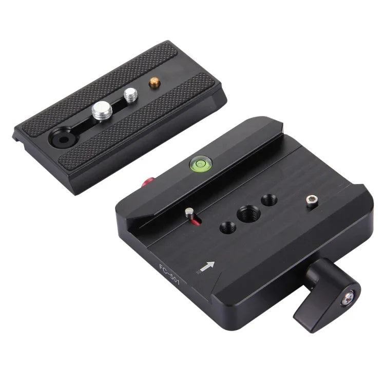 Adaptateur de pince en alliage d'aluminium à dégagement rapide Fittest FC-501 avec plaque coulissante à dégagement rapide pour trépied Manfrotto 577 (pièce de rechange), FC-501