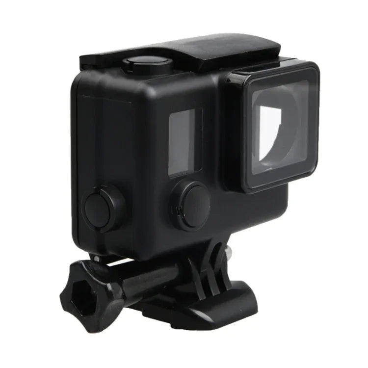 Boîtier de protection squelette ABS pour GoPro HERO4 avec boucle de fixation de base et vis-mère, HERO4
