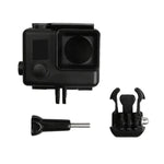 Boîtier de protection squelette ABS pour GoPro HERO4 avec boucle de fixation de base et vis-mère, HERO4