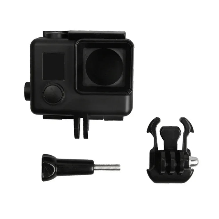Boîtier de protection squelette ABS pour GoPro HERO4 avec boucle de fixation de base et vis-mère, HERO4