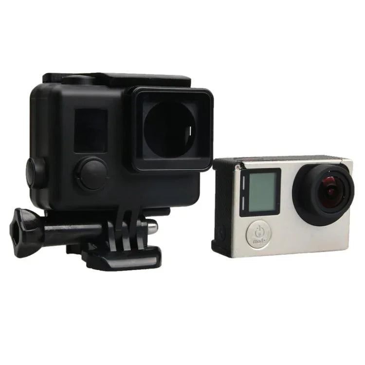 Boîtier de protection squelette ABS pour GoPro HERO4 avec boucle de fixation de base et vis-mère, HERO4