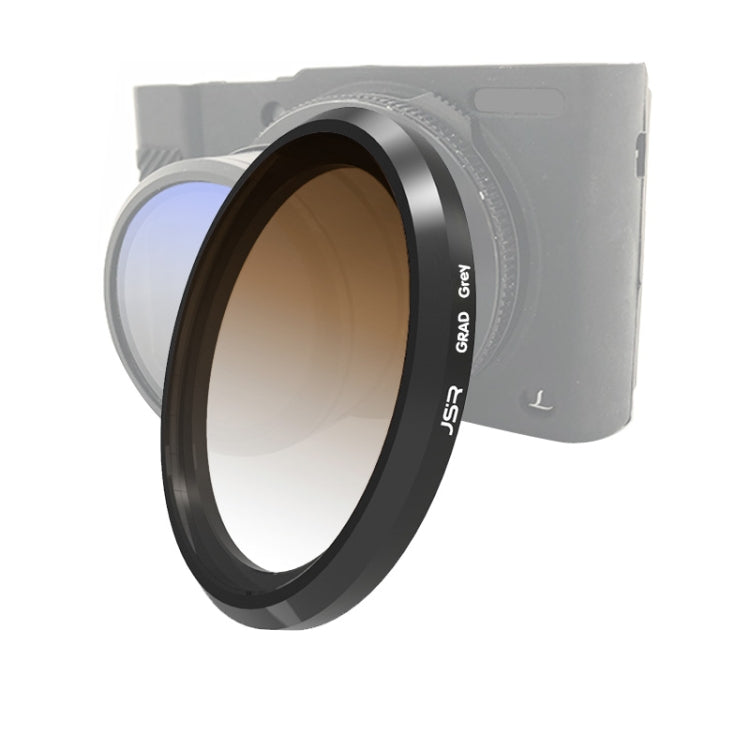 Filtre d'objectif JSR à couleur dégradée pour Panasonic LUMIX LX10, filtre dégradé violet, filtre dégradé rouge, filtre dégradé jaune, filtre dégradé bleu, filtre dégradé fumée, filtre dégradé orange, filtre dégradé gris, filtre dégradé vert
