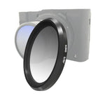 Filtre d'objectif JSR Gradient GND16 pour Panasonic LUMIX LX10, filtre GND16