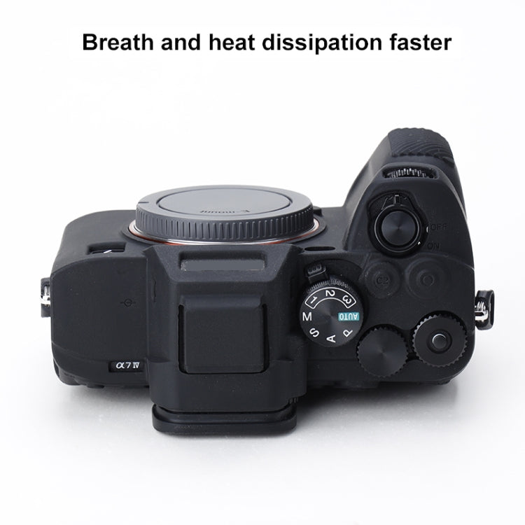 Étui de protection en silicone souple pour Sony A7 IV, pour Sony A7 IV