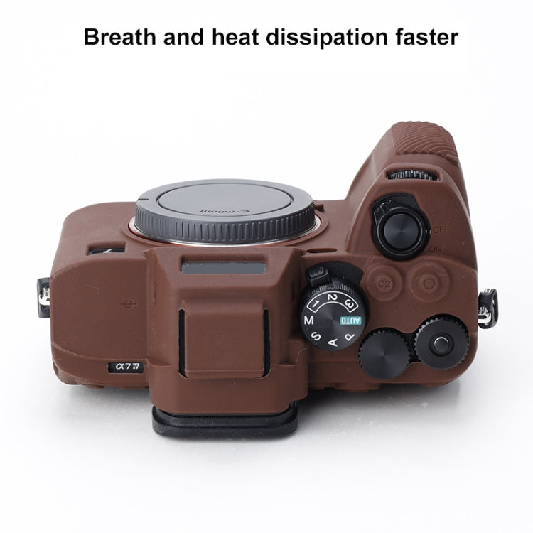 Étui de protection en silicone souple pour Sony A7 IV, pour Sony A7 IV