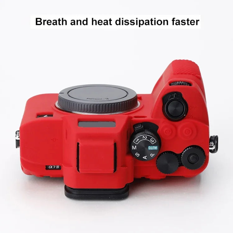 Étui de protection en silicone souple pour Sony A7 IV, pour Sony A7 IV
