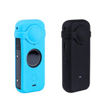Étui intégral en silicone anti-poussière avec cache-objectif pour Insta360 ONE X2, 2