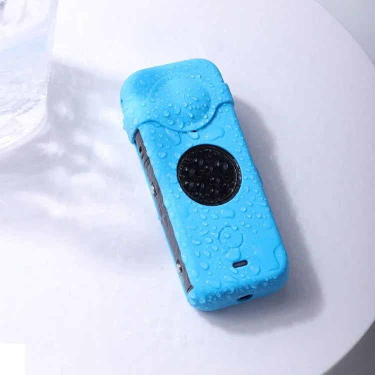 Étui intégral en silicone anti-poussière avec cache-objectif pour Insta360 ONE X2, 2