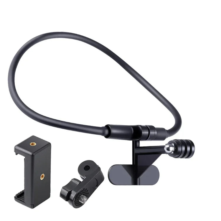 Support de téléphone portable mains libres avec pince pour appareil photo, à porter autour du cou, version étendue, modèle C