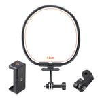 Support de téléphone portable mains libres avec pince pour appareil photo, à porter autour du cou, version étendue, modèle C