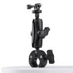 Support de guidon pour vélo/moto avec caméra d'action rotative à 360° (version étendue), version étendue