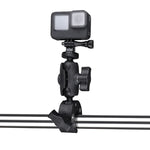 Support de base de pince réglable à rotation 360° pour caméra d'action, support de base de pince