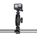 Support de base de pince réglable à rotation 360° pour caméra d'action (version étendue),