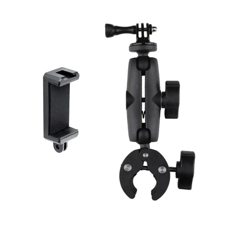 Support de base de pince à ressort réglable à rotation 360° avec pince pour téléphone (version étendue)