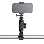Support de base de pince à ressort réglable à rotation 360° avec pince pour téléphone (version étendue)
