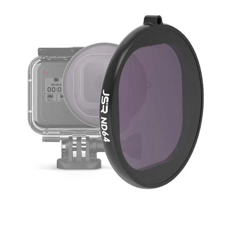 Filtre ND64 rond JSR pour GoPro HERO8 Black, lentille ND64