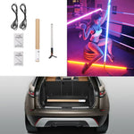 LUXCeO Mood1 Bâton lumineux LED RGB 50 cm avec trépied pour ambiance colorée et rythme, idéal pour la vidéo et la photo.