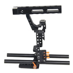 YELANGU YLG0904A Poignée Stabilisateur de cage pour caméra vidéo Panasonic Lumix DMC-GH4 / Sony A7 &amp; A7S &amp; A7R &amp; A7RII &amp; A7SII