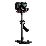 Stabilisateur Steadicam professionnel portable YELANGU YLG0107K (40-67 cm) en aluminium aéronautique et fibre de carbone pour appareils photo reflex numériques et caméscopes.