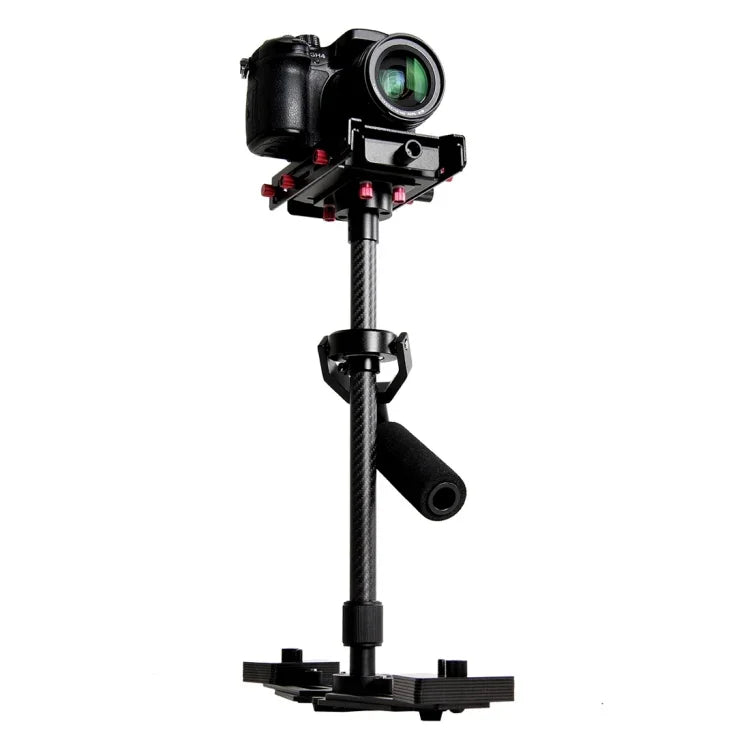 Stabilisateur Steadicam professionnel portable YELANGU YLG0107K (40-67 cm) en aluminium aéronautique et fibre de carbone pour appareils photo reflex numériques et caméscopes.