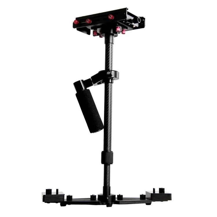 Stabilisateur Steadicam professionnel portable YELANGU YLG0107K (40-67 cm) en aluminium aéronautique et fibre de carbone pour appareils photo reflex numériques et caméscopes.