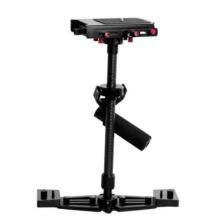Stabilisateur Steadicam professionnel portable YELANGU YLG0107K (40-67 cm) en aluminium aéronautique et fibre de carbone pour appareils photo reflex numériques et caméscopes.