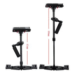 Stabilisateur Steadicam professionnel portable YELANGU YLG0107K (40-67 cm) en aluminium aéronautique et fibre de carbone pour appareils photo reflex numériques et caméscopes.