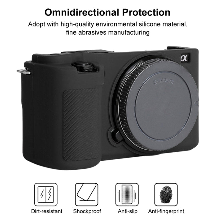Étui de protection en silicone souple pour Sony ZV-E10