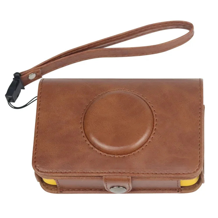 Étui en cuir PU avec bandoulière pour appareil photo Kodak PRINTOMATIC