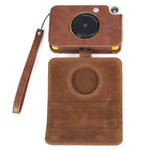 Étui en cuir PU avec bandoulière pour appareil photo Kodak PRINTOMATIC