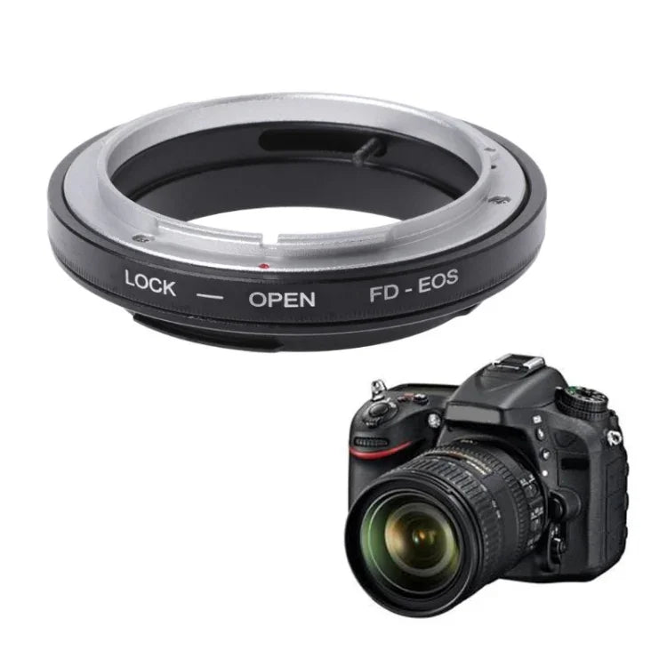 Bague d'adaptation pour objectif Canon FD vers objectif EOS EF, FD-EOS