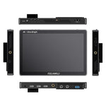 Moniteur de terrain FEELWORLD LUT11S 10,1 pouces à écran tactile ultra-lumineux (2000 nits) pour appareils photo reflex numériques, entrées/sorties 3G-SDI et HDMI 4K, dalle IPS 1920 x 1200, LUT11S