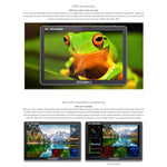 Moniteur de terrain FEELWORLD LUT11S 10,1 pouces à écran tactile ultra-lumineux (2000 nits) pour appareils photo reflex numériques, entrées/sorties 3G-SDI et HDMI 4K, dalle IPS 1920 x 1200, LUT11S