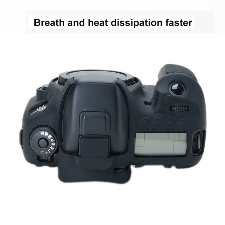 Étui de protection en silicone souple pour Canon EOS 7D Mark II