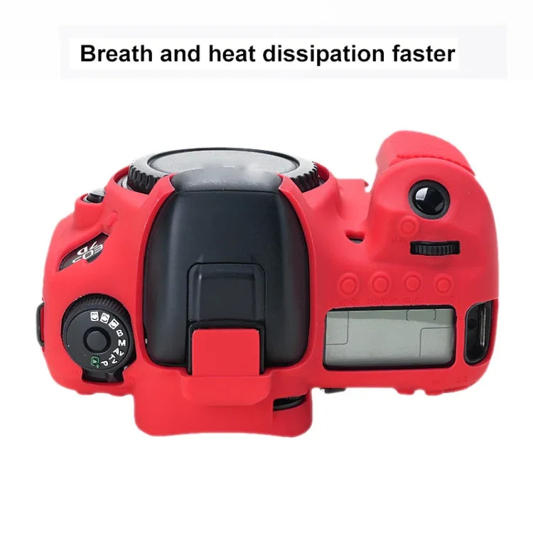 Étui de protection en silicone souple pour Canon EOS 7D Mark II
