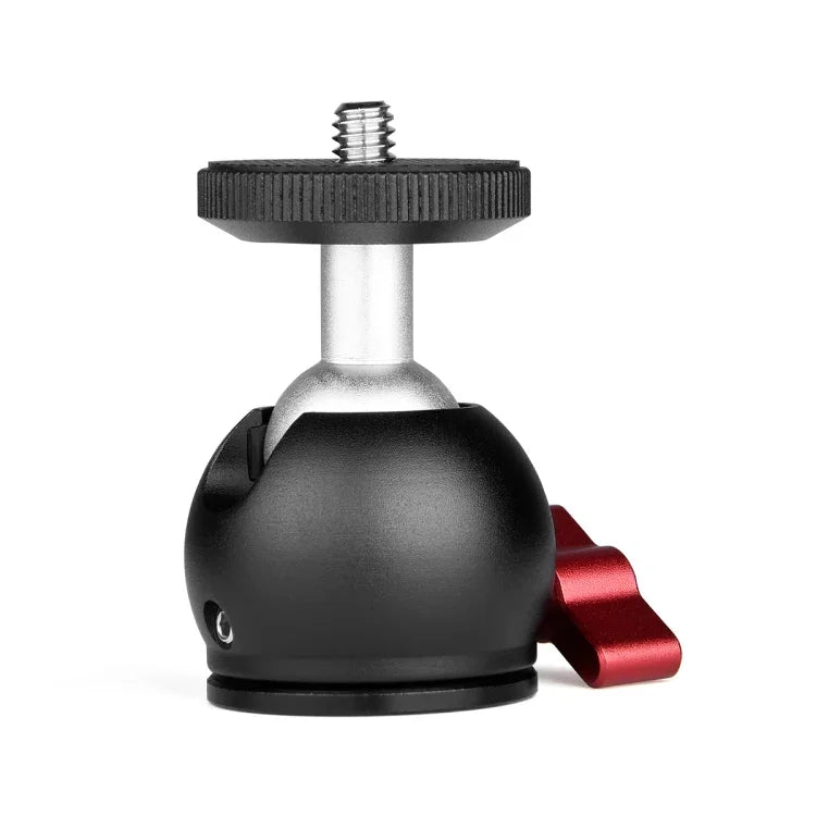 Adaptateur de rotule panoramique en métal YELANGU 360° pour trépied, compatible avec les chariots de voiture et les dollies.
